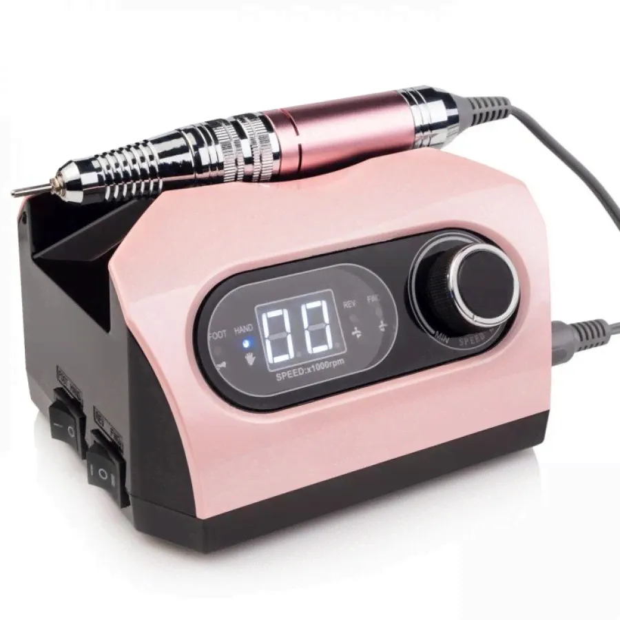 Аппараты для маникюра и педикюра NAIL DRILL PRO ZS-717, 65 вт 45000 об Розовый
