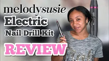 MelodySusie Electric Nail Drill Kit Portable Electric Nail File Set for Acrylic Gel Nails Review