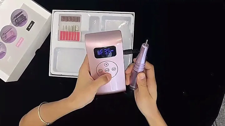 2 in 1 Manicure Machine Electric Nail Drill UV Lamp