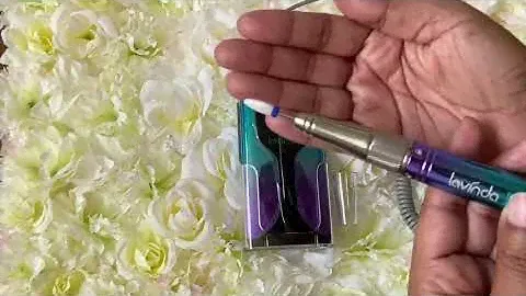 Lavinda Professional Rechargeable Nail Drill Machine, Cordless 35,000RPM Skyspace Brushless Nail