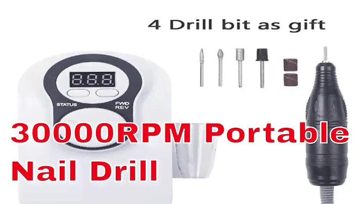 Best nail drill for professionals nails tools - 30000RPM Portable Nail Drill