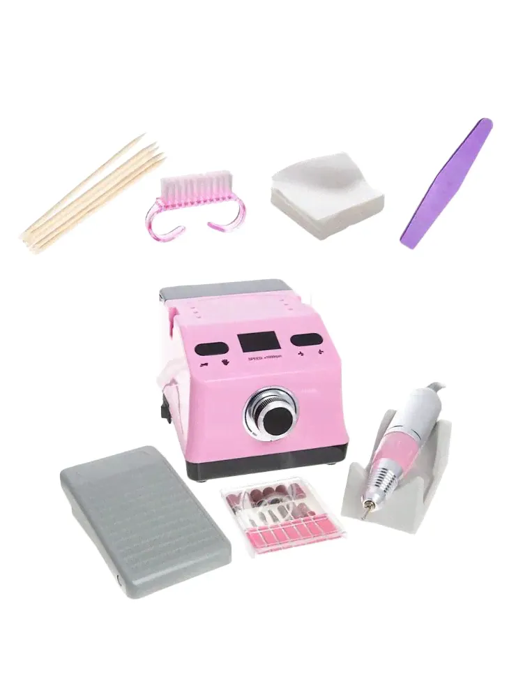 Nail Drill ZS-718 аппарат для маникюра и педикюра 65 W/Фрезер для маникюра-0