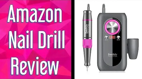 Bestidy Nail Drill Review / Amazon Nail Drill / Portable Electric Nail File / DIY  Nails