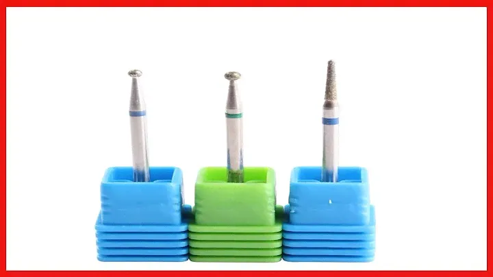 3PCS Cuticle Clean Carbide Nail Drill Bit Diamond Rotary Burrs Electric Nail File For Manicure - HI