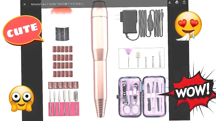MELODYSUSIE ELECTRIC NAIL DRILL 11in 1 SET