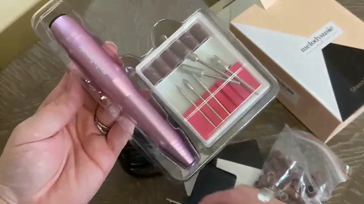 MelodySusie Portable Electric Nail Drill, Compact Efile Electrical Professional Nail File Kit Review