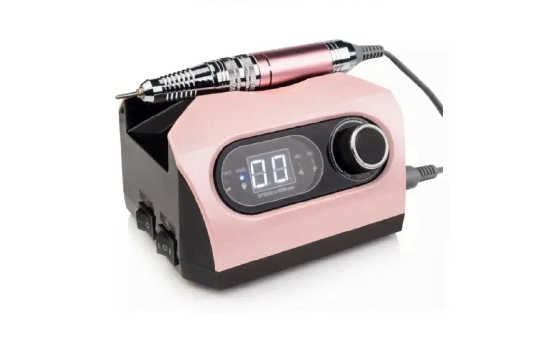 Аппарат для маникюра Nail Drill ZS-717 PRO, 35000 об, 65 вт, розовый-0