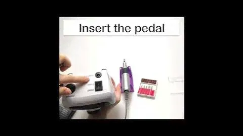 32W 35000RPM Pro Electric Nail Drill Machine Apparatus for Manicure Pedicure Files with Cutter Nail