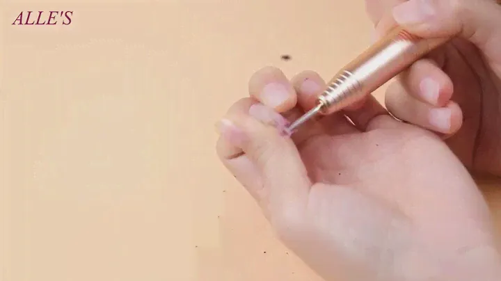 How to use Alles nail drill Efile