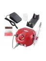 Машинка для маникюра, Nail Drill DM-202 красный, 35000 об.
